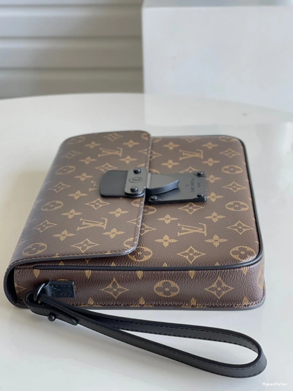 S VUITTON POUCH LOUIS A4 LOCK 0809